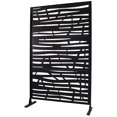 thumbnail image 5 of Freestanding Metal Privacy Screen 76"H×48"W – Outdoor & Indoor Room Divider for Deck, Balcony, Patio & Garden – Durable Privacy Solution, 5 of 9