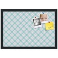thumbnail image 2 of PinPix 22x15 Custom Cork Bulletin Board Argyle Purple - Green Poster Board Has a Fabric Style Canvas Finish, Framed in Argyle Purple - Green, by ArtToFrames (PinPix-640), 2 of 6