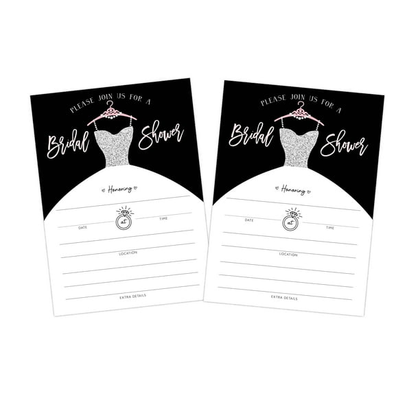 Your Main Event Prints 20 Bridal Shower Invitations, Wedding Shower