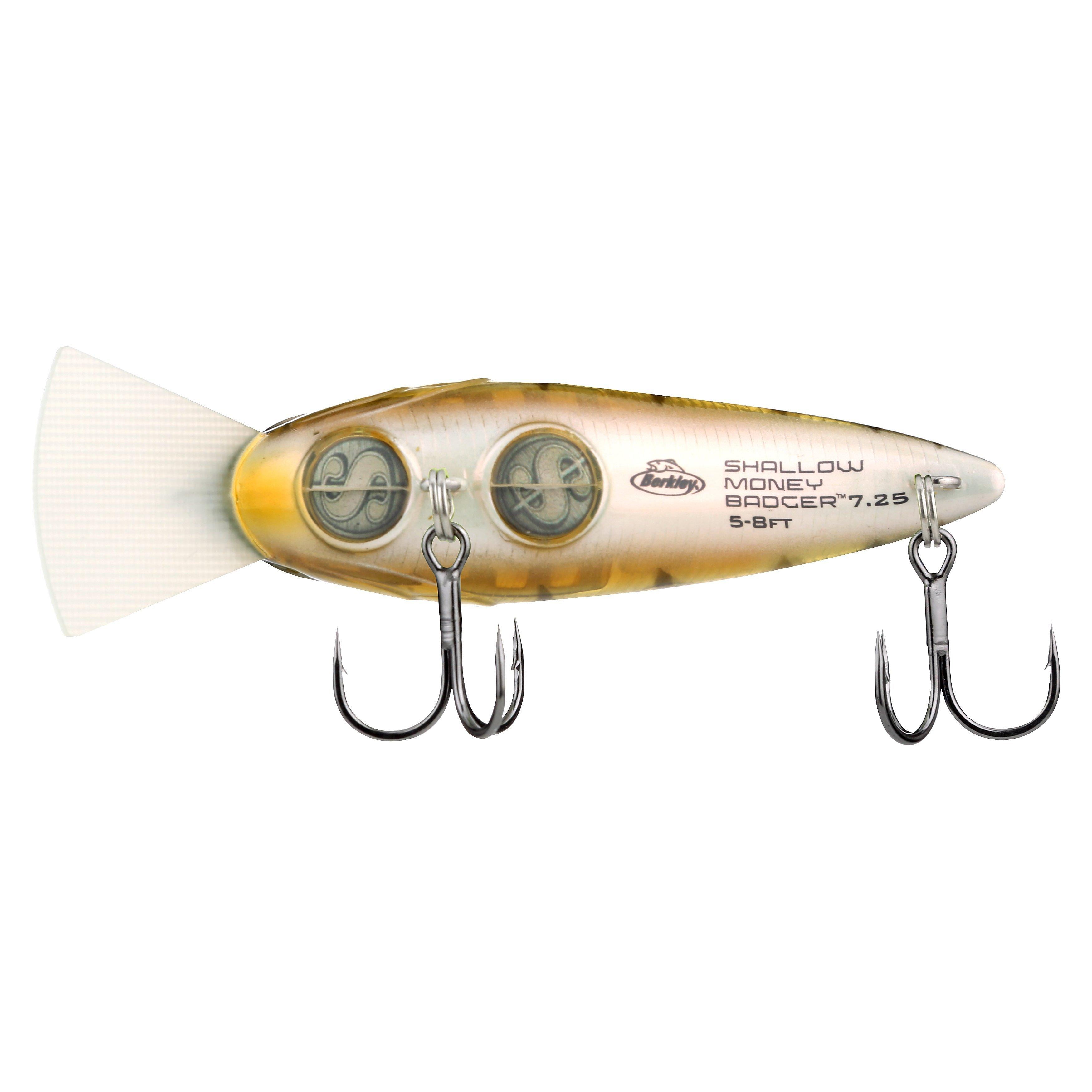 Shallow Money Badger Fishing Crankbait, 2.75 in, Perch