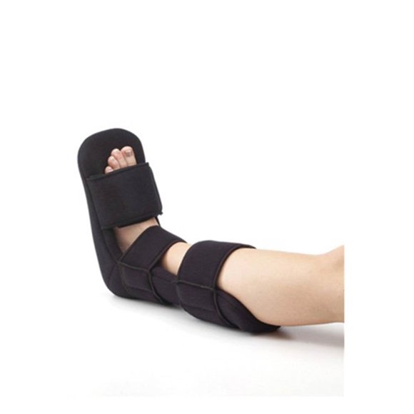 PDC Healthcare CFS-9B00000L Attelle de Confort pour Fasciite Plantaire, Fixe à 90 Degrés, Grand, Noir