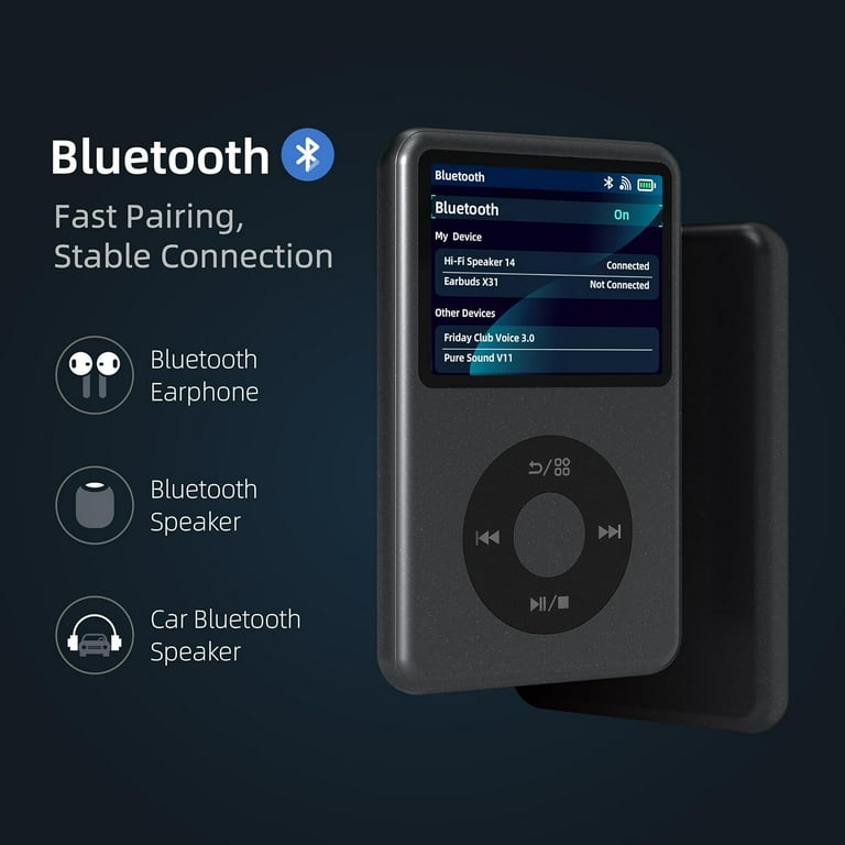 Innioasis Portable Mini HiFi Sound Bluetooth MP3 Player