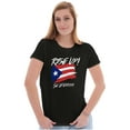 thumbnail image 4 of Rise Up Puerto Rican Pride Se Levanta Womens Slim Fit Graphic Tee Brisco Brands S, 4 of 5