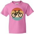 thumbnail image 3 of Inktastic Bicycle Vintage Cyclist Sunset Youth T-Shirt, 3 of 5