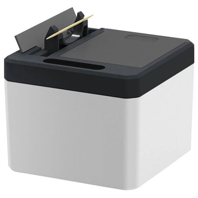 Caja de palillos de dientes de inducción inteligente Máquina automática de palillos de dientes eléctricos emergentes Innovadora casa Azul