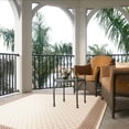 thumbnail image 3 of Safavieh Courtyard Noelle Bordered Indoor/Outdoor Area Rug, Beige/Dark Beige, 8' x 11', 3 of 9