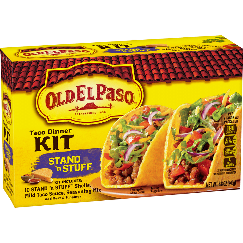 Old El Paso Stand 'n Stuff Taco Dinner Kit, 8.8 oz