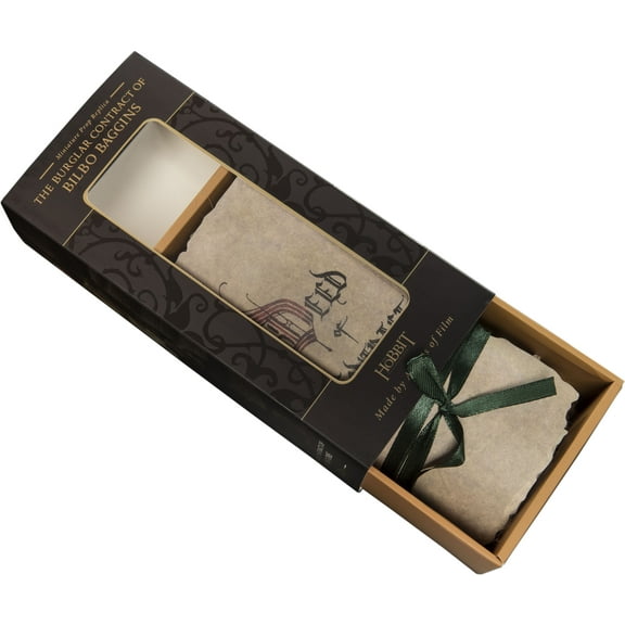 WETA Workshop Mini Prop Replica - The Hobbit - The Burglar Contract of Bilbo Baggins