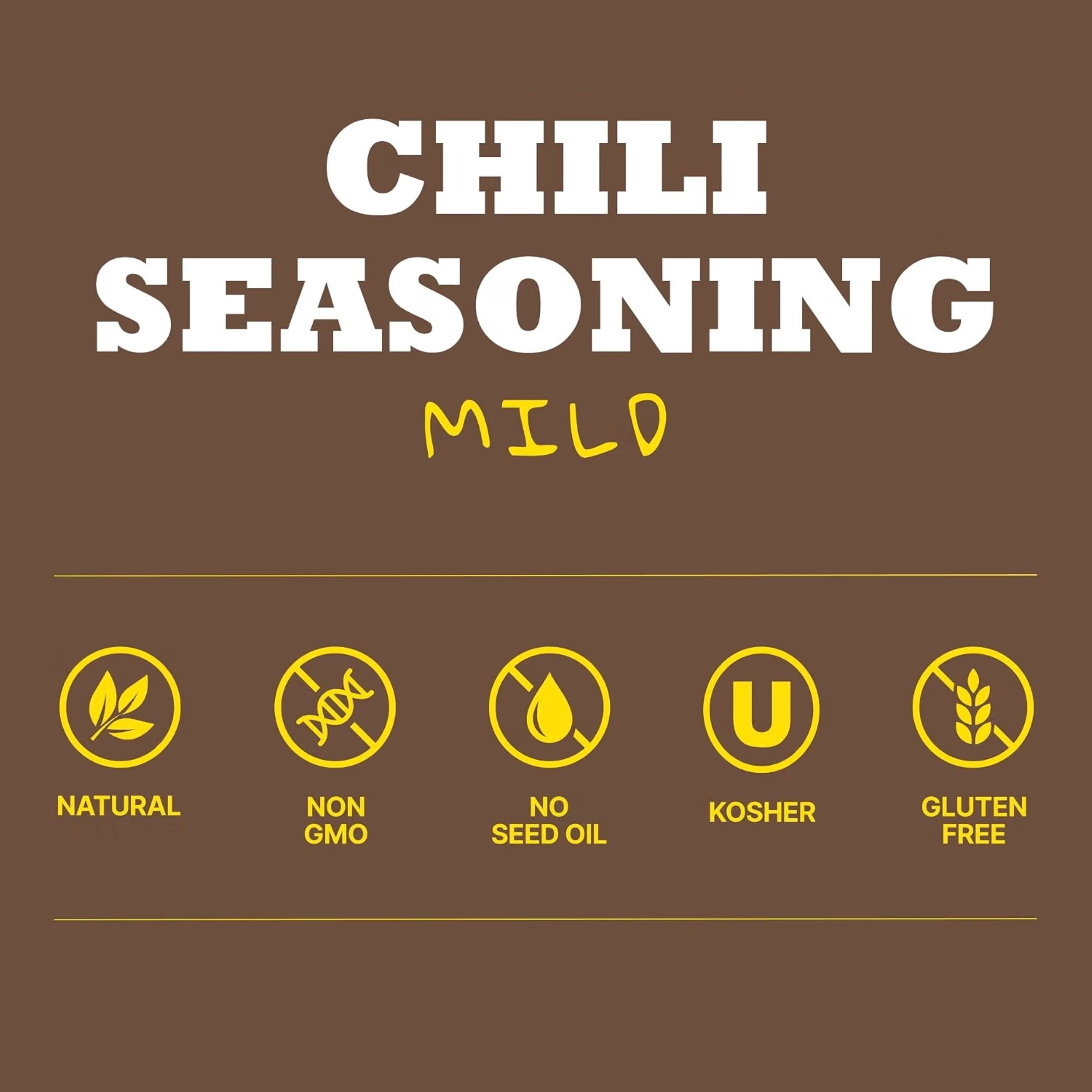 Dan-O's Mild Chili Seasoning 1.25 oz - Perfect for Enhancing Chili, Soups, and One-Pot Meals