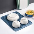 thumbnail image 6 of Silicone Sink Drying Mat Heat Resistant Kitchen Rectangle Non Slip Dish Drainer, 6 of 11