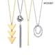 thumbnail image 2 of Collar de borla Exquisito Estilo simple Joyas estéticas ajustables Collares en capas Accesorios para mujeres para adolescentes 4 piezas Inevent AP009176-00B, 2 of 5