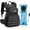Black, variant on Brightify 18L Hydration Backpack with 3L Water Bladder, Insulated Water Backpack, Lightweight Camel Pack Water Backpack for Hiking, Biking, Running, Climbing, Hydration Pack for Men Women, Black