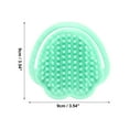 thumbnail image 4 of Unique Bargains 1 Pc Durable Round Head Pet Grooming Bath for Dog for Cat 3.54"x3.54"x0.79" Green, 4 of 6