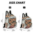 thumbnail image 2 of FORMRS Mini Backpack Purse for Women Travel Daypack Casual Shoulder Bag, Game Day, 2 of 7