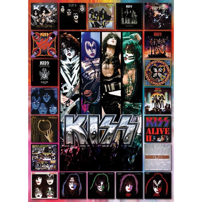 KISS The Albums 1000-Piece Puzzle - Walmart.com