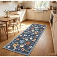 thumbnail image 3 of ZZHZGZ Canada Sale Floral Nursery Rug Washable Non Short Pile Indoor Carpet Soft Printed Shag Style Rug for Living Room Girls Bedroom Kitchen, 3 of 4