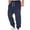 Bleu Foncé, variante sur fartey Pantalon de Survêtement Chaud en Molleton pour Homme avec Cordon de Serrage, Taille Élastique, Pantalon Athlétique, Poches de Détente, Ample, Léger, Joggers de Sport, Bas Resserré, Pantalon, P-4TG