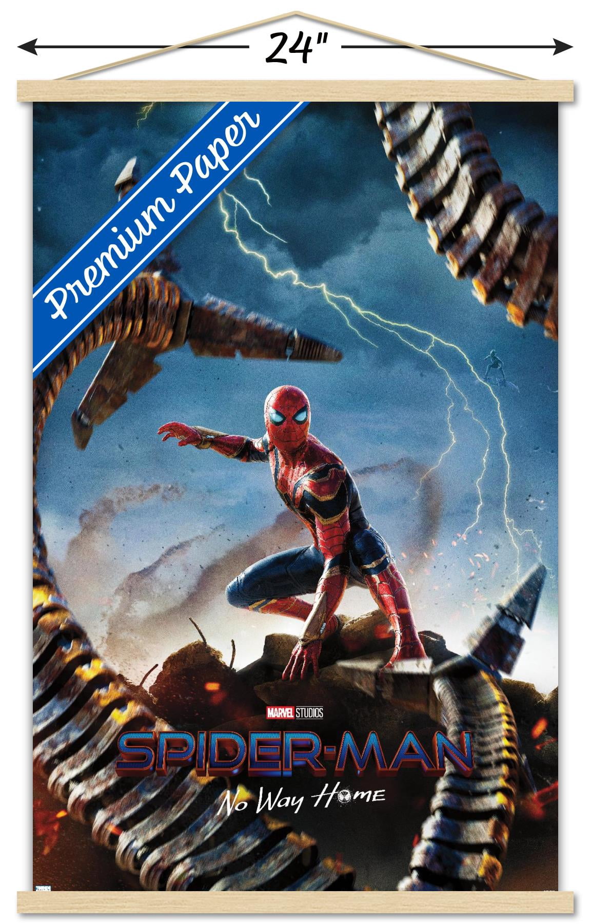 Marvel Spider-Man: No Way Home - Teaser Wall Poster, 22.375
