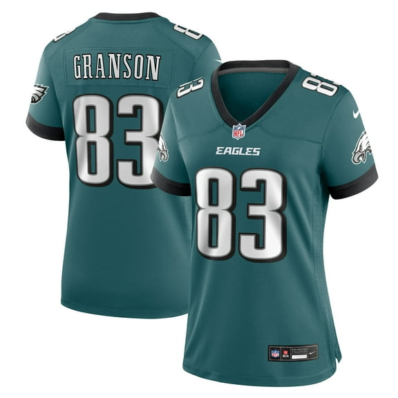 Women's Nike Kylen Granson Midnight Green Philadelphia Eagles Team Game Jersey