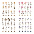 thumbnail image 1 of Embossed theme Sticker Set Dried Flower Resin Sticker Scrapbook Supplies Flower Plant magazine sticker 320pcs, 1 of 5