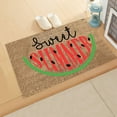 GuLuBin Body Heat Blanket Watermelon Theme Carpet Non Entrance Door