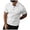 White, variant on NOLDARES Mens Ribbed Knit Cotton Polo Shirt Short Sleeve Casual Golf Vacation Tops(Beige,S)