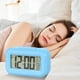 thumbnail image 1 of Reloj electrónico digital con pantalla LED, pantalla digital estéreo, alarma con función de repetición, cambio 12/24H, cuenta regresiva, pantalla 3D, avance/cuenta regresiva, azul, 1 of 8