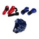 thumbnail image 1 of Casco de boxeo Protector facial Guantes de para niños MMA Guardia de pie de perforación Cabeza L Pie L shamjiam Equipo de protección, 1 of 8