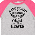 thumbnail image 4 of Inktastic Handpicked for Earth By My Mimi in Heaven with Angel Wings Boys or Girls Toddler T-Shirt, 4 of 5