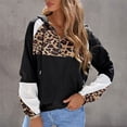 thumbnail image 2 of Sudadera con capucha para mujer, sudadera con capucha con estampado de leopardo, sudadera con capucha para mujer, camisa de manga larga, sudadera con cremallera para mujer, valor excepcional, 2 of 6
