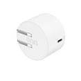 thumbnail image 4 of (3 pack) onn 20W Single USB-C Port Wall Charger, Fast Charging, USB-IF Certified, Foldable Plug, White - Compatible with iPhone 17/16/15 Series, Samsung Galaxy, Note, Pixel Devices iPad Pro, & More, 4 of 11