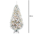 thumbnail image 2 of Arbol de Navidad Artificial Nevado con luces LED integradas Alto 1.90 m Toronto Kyuden Home KYUDEN HOME KYUDEN HOME 34160-N, 2 of 4