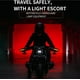 thumbnail image 2 of 2 protectores de manos universales para motocicleta con luz LED para manillar de motocicleta, 2 of 5