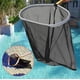 thumbnail image 1 of Red de skimmer de piscina Rastrillo de hojas de alta resistencia | Recogedor de bolsas de malla fina mejorado | Marco de aluminio resistente | Poste telescópico incluido | Diseño de boca ancha para, 1 of 9