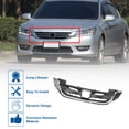 thumbnail image 3 of Unique Bargains Front Hood Bumper Grille Grill for Honda Accord 2013-2015 4 Door Sedan Chrome Silver Tone Black, 3 of 6
