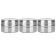 thumbnail image 4 of 3Pcs Stainless Steel Seasoning Pot Can Spice Condiment Bottle Kitchen Barbecue Accessory, 4 of 6