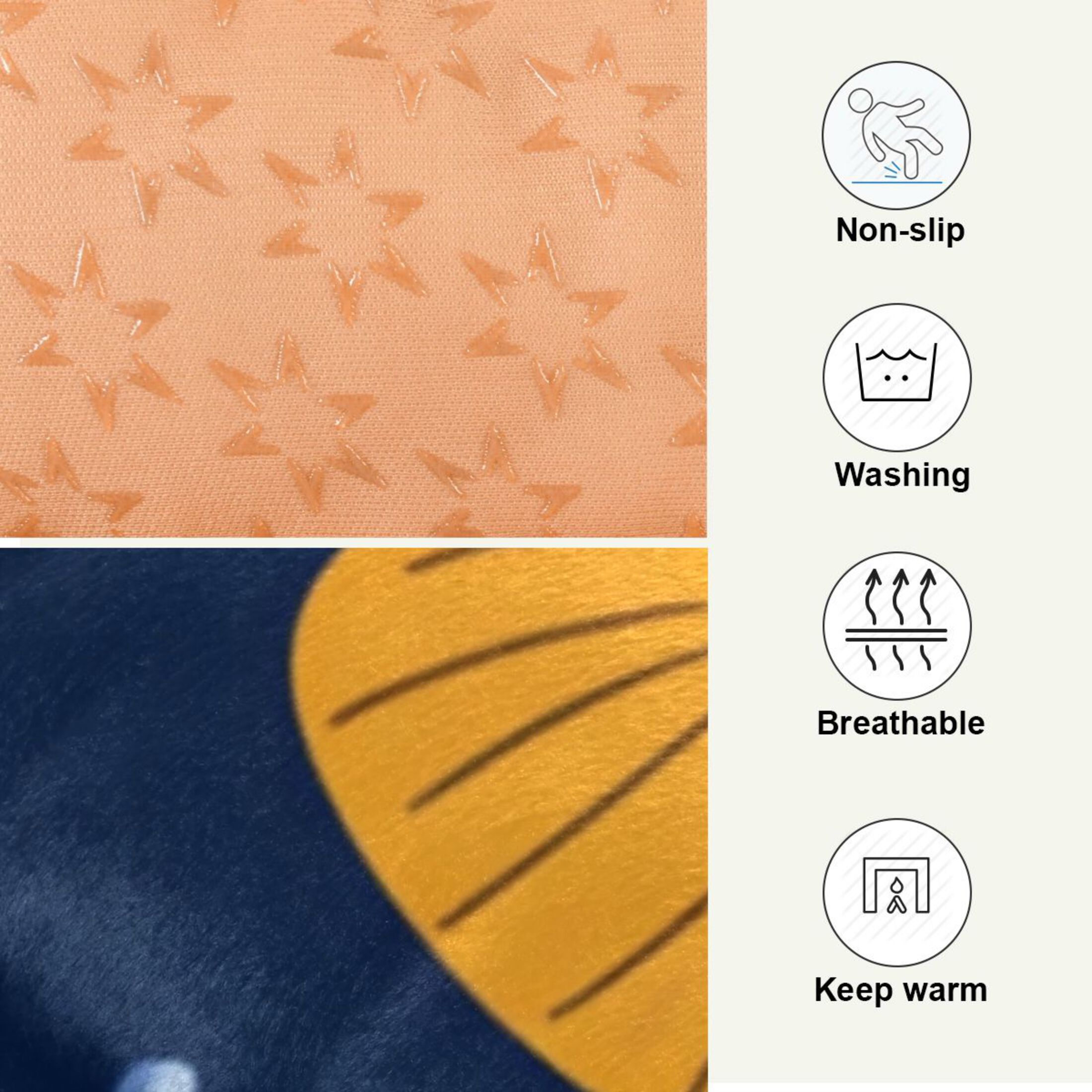 Qxltty Cute Clownfish Pattern Ped Pad Wear-resistant and Hard to Bite Through Sleeping Pad for Small Medium Large Dogs Winter Pet Bed 36×24in