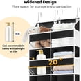 thumbnail image 3 of Over the Door Organizer s Extra Large Behind Door Storage of Compartments lbs Weight Capacity Over Door Organizer Door Hanging Organizer for Closet Diaper Organizer Room, 3 of 7