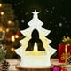 thumbnail image 4 of Adornos navideños, regalos navideños, luces LED decorativas de plástico para árbol de Navidad, decoración navideña, adornos de escritorio para fiestas, luces decorativas, lámpara de plástico., 4 of 6