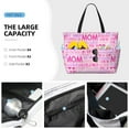 thumbnail image 2 of Goofa Best Mom ever Print Beach Bags Waterproof Beach Tote Bag Zipper Sandproof Swim Pool Bag Large Tote Beach Vacation Travel, 2 of 6