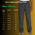 thumbnail image 4 of Mafoose Men's Hiking Fishing Running Athletic Active Jogger Wind Pants Maroon M, 4 of 4