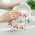 thumbnail image 4 of Cute Mushroom Kitchen Towels Decorative Set, Funny Dish Towels Absorbent Dish Cloths Set of 2 Tea Towels Hand Towels for Kitchen Baking Cooking Bathroom Decor, 4 of 6