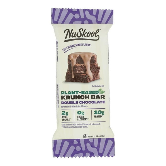 NuSkool - Double Chocolate Protein Krunch Bars (12 ct)