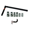 thumbnail image 2 of simhoa Wrench Socket Faucet Wrench Set Labor Saving Faucet Repair Durable Plumber Socket Wrench Nut Wrench for Bathroom Kitchen Home 9mm to 17mm, 2 of 10
