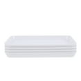 thumbnail image 1 of 4pcs Simple Dessert Dish Plates Wedding Festival Party Snacks Serving Plates (White), 1 of 8