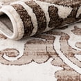 thumbnail image 3 of Rugs.com Hermitage Collection Rug – 5 Ft Octagon Chocolate Brown Medium Rug Perfect For Living Rooms, Kitchens, Entryways, 3 of 9