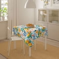 thumbnail image 4 of Zufioo Colorful Fruits Print Square Decorative Tablecloth, Wrinkle-resistant, Waterproof and Oil-resistant Tablecloth Coffee Table Cloth, Suitable for Restaurants-54"x54", 4 of 8