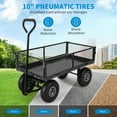 thumbnail image 4 of AKDSteel Utility Steel Garden Cart Trolley, 3 In 1 Design With Removable Sides, 200kg Capacity, 4 of 8