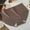 Coffee, variant on Qulqfy 100% Cotton Underwear Women High Waisted Seamless Comfort Breathable Soft Panties Pantys for Women L