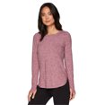 thumbnail image 1 of RBX Active Women's Super Soft Long Sleeve Yoga Tunic Top, 1 of 5
